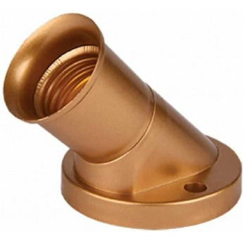 Патрон ECOLA BASE AB7SNGEAY накладной, наклонный E27, золото Патрон ECOLA BASE AB7SNGEAY накладной, наклонный E27, золото