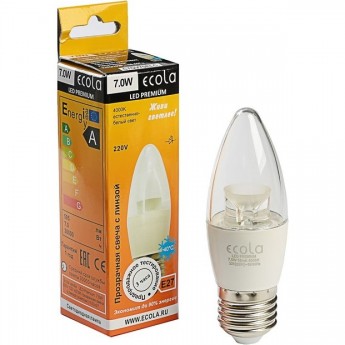 Светодиодная лампа ECOLA CANDLE LED C7LV80ELC Светодиодная лампа ECOLA CANDLE LED C7LV80ELC
