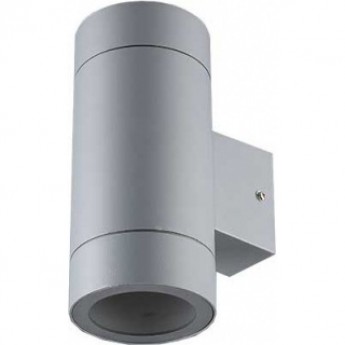 Уличный настенный светильник ECOLA GX53 LED FG53C2ECH серый матовый Уличный настенный светильник ECOLA GX53 LED FG53C2ECH серый матовый