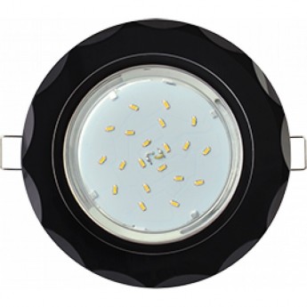 Встраиваемый светильник ECOLA GX53 H4 5313 GLASS FP53RCECH черный хром - черный 38x126 (к+) Встраиваемый светильник ECOLA GX53 H4 5313 GLASS FP53RCECH черный хром - черный 38x126 (к+)