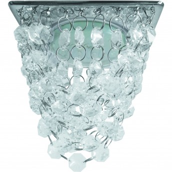 Встраиваемый светильник ECOLA GX53 H4 GLASS FR53RVECB прозрачный, хром Встраиваемый светильник ECOLA GX53 H4 GLASS FR53RVECB прозрачный, хром