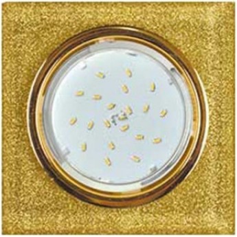 Встраиваемый светильник ECOLA GX53 H4 GLASS FQ53SNECH золото Встраиваемый светильник ECOLA GX53 H4 GLASS FQ53SNECH золото
