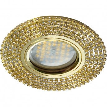 Встраиваемый светильник EECOLA MR16 DL1662 GLASS FG16RGECB золото Встраиваемый светильник EECOLA MR16 DL1662 GLASS FG16RGECB золото