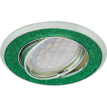 Встраиваемый светильник (литой) ECOLA MR16 DL39 FG1614EFY изумрудный блеск хром Встраиваемый светильник (литой) ECOLA MR16 DL39 FG1614EFY изумрудный блеск хром